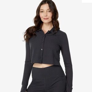 Madewell Eden Brushed Ribbed Long Sleeve Cardigan